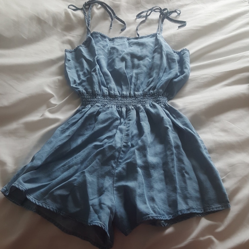 Blue medium romper
